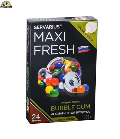 099/3 Ароматизатор под сиденье MAXIFRESH (100 гр.) Вabble Gum