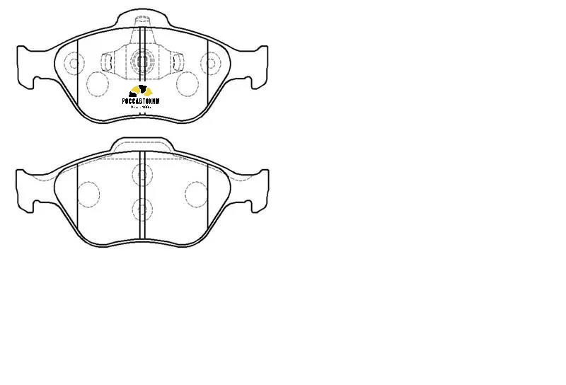 Колодки тормозные дисковые HSB HP5146
