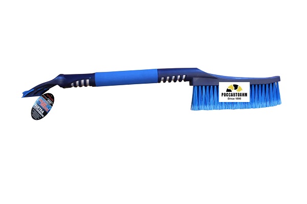 Щетка со скребком, синяя AL-101