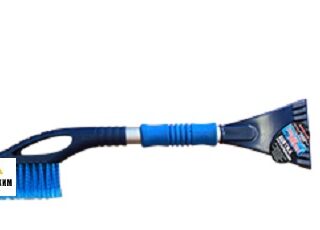 Щетка со скребком, синяя AL-102