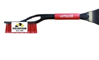 Щетка со скребком, черно-красная AL-102