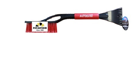 Щетка со скребком, черно-красная AL-102