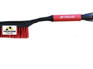 Щетка со скребком, черно-красная AL-103