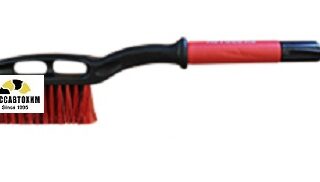 Щетка со скребком, черно-красная AL-109