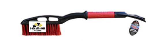Щетка со скребком, черно-красная AL-109
