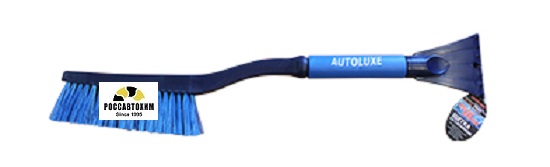 Щетка со скребком, синяя AL-110