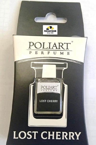 820/27 Ароматизатор-подвеска 'БУТЫЛОЧКА НА ШНУРОЧКЕ PERFUME' (5мл) `LOST CHERRY c пробником