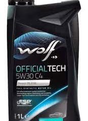 Масло моторное WOLF 5W30 Official C4 1L 8308314