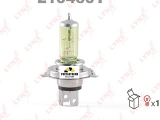 L10460Y Лампа H4 12V 60/55W P43T-38 YELLOW LYNXauto
