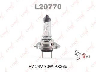 Лампа H7 24V 70W PX26d HCV LYNXauto L20770