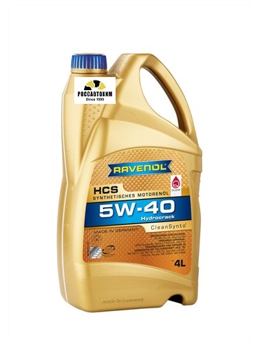 Масло моторное Ravenol HCS 5W40 4л ( синтет. гидрокрекинг )