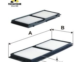 Фильтр салона FILTRON K1312-2x (CU26008-2)
