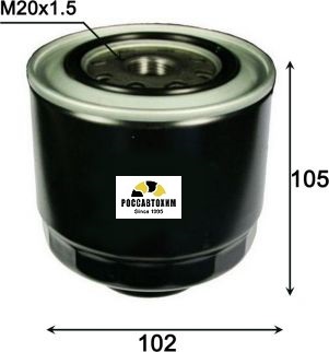 Фильтр топливный AZUMI MITSUBISHI L200 2.5D 05-15 FC23033 WK9023z