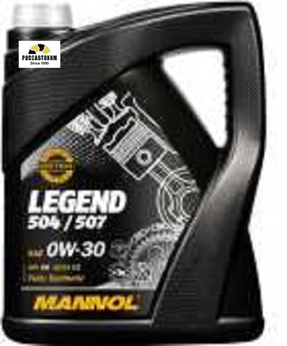 Масло моторное MANNOL 0W30 Legend 0W30 504/507 MN7730 5л