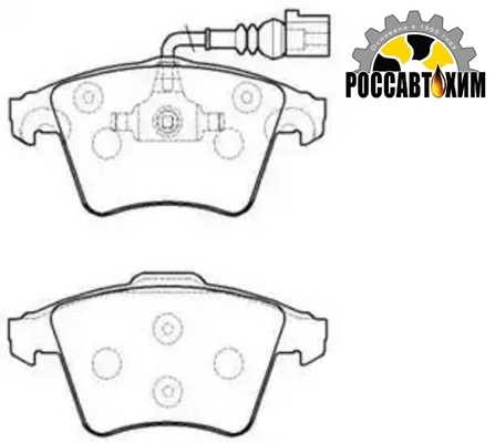 Колодки тормозные дисковые HP8542