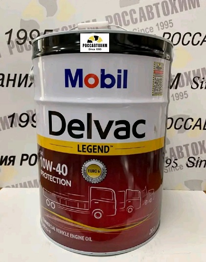 Масло моторное Mobil Delvac Legend 10W-40 Protection синт. 20л (Корея)