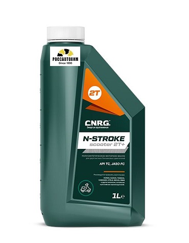 Масло моторное C.N.R.G. N-STROKE SCOOTER 2T+, п/с, 1л.