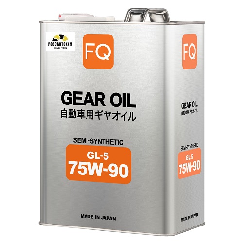 Масло трансмиссионное FQ GEAR GL-5 75W-90 SEMI-SYNTHETIC 4л