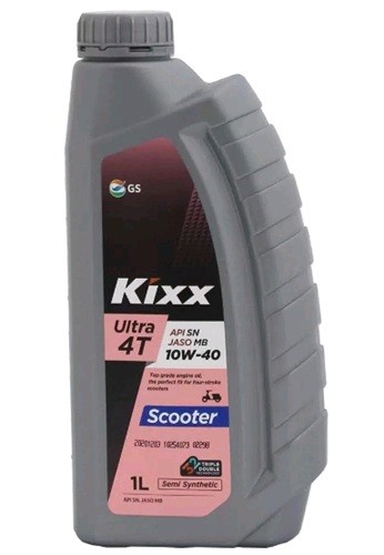 Масло моторное KIXX Ultra 4T Scooter 10W40 SN/MB п/с 1л