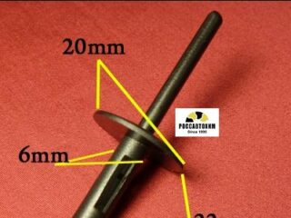 0127 Автокрепеж для BMW. 6,5mm