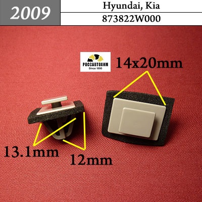 2009 Автокрепеж для Hyundai, Kia