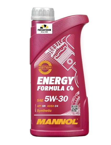 Масло моторное MANNOL 7917 Energy Formula 5W-30 C4 синтетическое 1 л