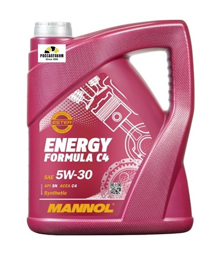Масло моторное MANNOL 7917 Energy Formula 5W-30 C4 синтетическое 5 л