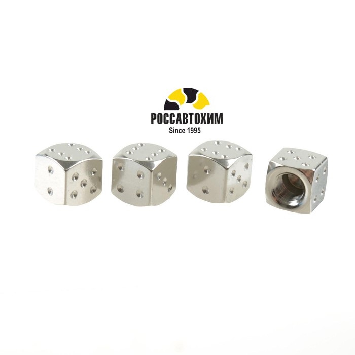 Колпачок камеры TORSO кубик, хром, набор 4 шт 2630104