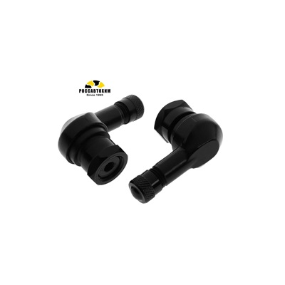 Вентиль для мотошин TORSO, угол 90°, набор 2 шт 7573546