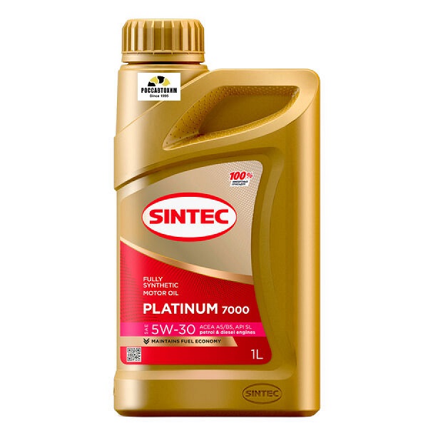 Масло моторное SINTEC 5W30 Platinum 7000 A5/B5 1л