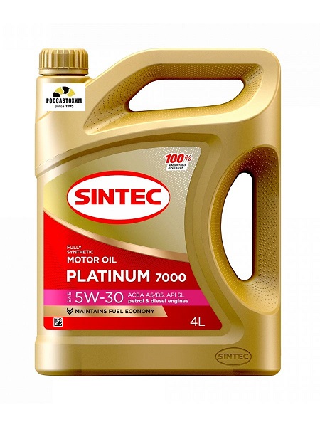 Масло моторное SINTEC 5W30 Platinum 7000 A5/B5 4л