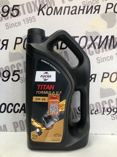 Масло моторное TITAN FORMULA II F 5W-30 4л