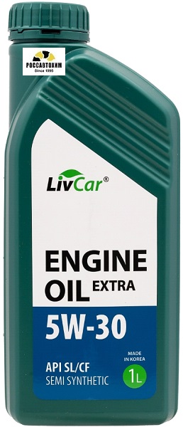 Масло моторное LIVCAR ENGINE OIL EXTRA 5W30 API SL/CF / п/с (1л)