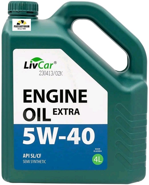 Масло моторное полусинт. LIVCAR ENGINE OIL EXTRA 5W40 API SL/CF / (4л)
