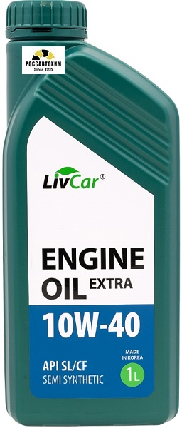 Масло моторное LIVCAR ENGINE OIL EXTRA 10W40 API SL/CF / п/с (1л)