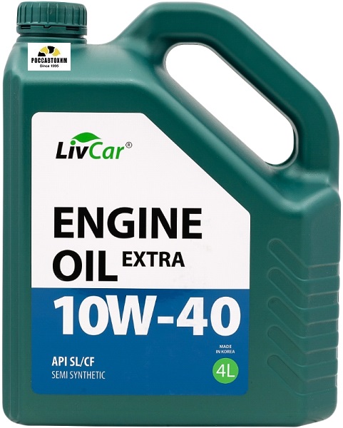 Масло моторное LIVCAR ENGINE OIL EXTRA 10W40 API SL/CF / п/с (4л)