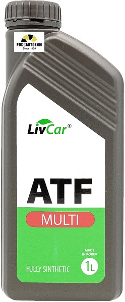 Масло трансмиссионное синтетическое для АКПП LIVCAR MULTI ATF / (1л)