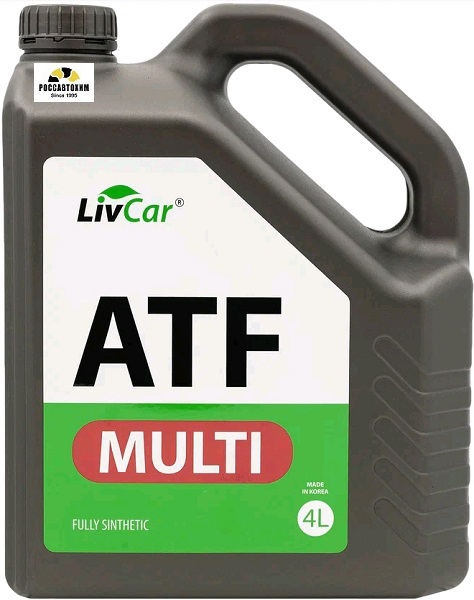 Масло трансмиссионное синтетическое LIVCAR MULTI ATF (4л)