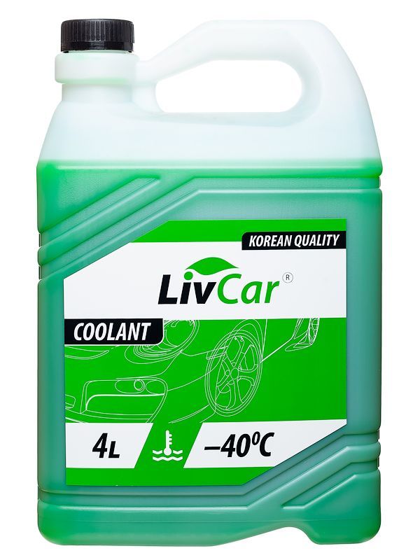 Антифриз всесезонный LIVCAR COOLANT -40 зеленый (4л)