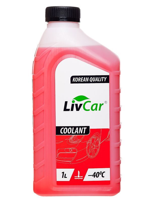 Антифриз всесезонный LIVCAR COOLANT -40 красный (1л)
