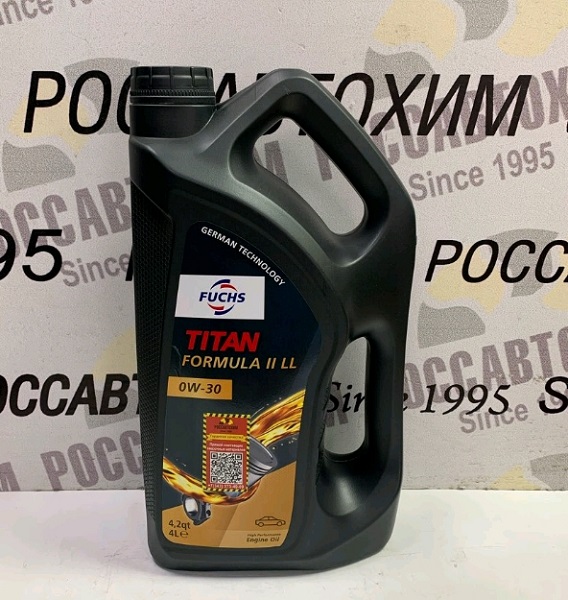 Масло моторное TITAN FORMULA II LL 0W-30 4л