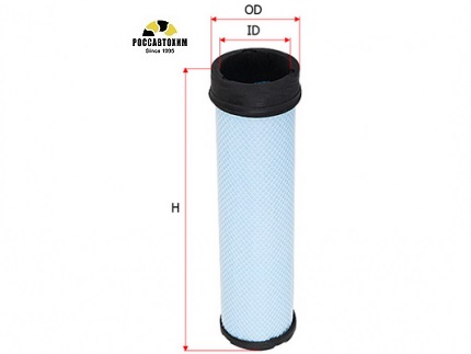 Фильтр воздушный Sakura A8599 KOMATSU, HITACHI (CF 97/2)