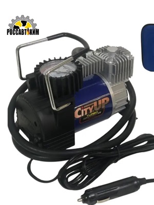 Компрессор CITY UP TURBO AIR (35л/мин,11А) 143PSI металл с фильтром с сумкой AC585