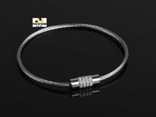 Брелок для ключей TORSO, стальной трос, 16 см 9348416