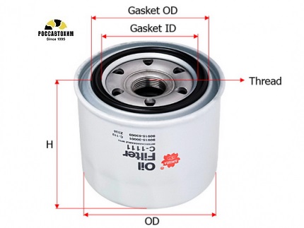 Фильтр масляный Sakura C1111