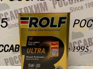 Масло моторное ROLF ULTRA SAE 5W-30 S9 ACEA C3 API SN/CF 4л (металл)