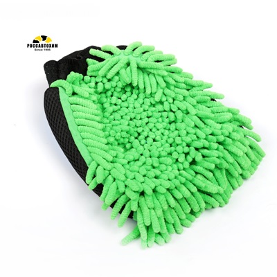 Варежка для мытья авто, 25×19 см, двухсторонняя, микс 3119575