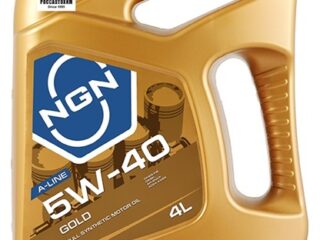 Масло моторное NGN 5W-40 GOLD A-LINE SN/CF 4л V272085302