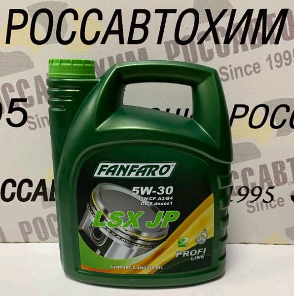 Масло моторное FANFARO 5w30 син. LSX JP 4л