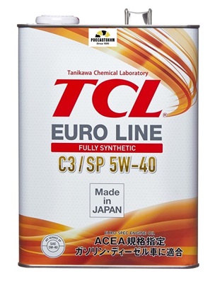 Масло моторное TCL Euro Line SP ACEA C3, 5W40, 4л